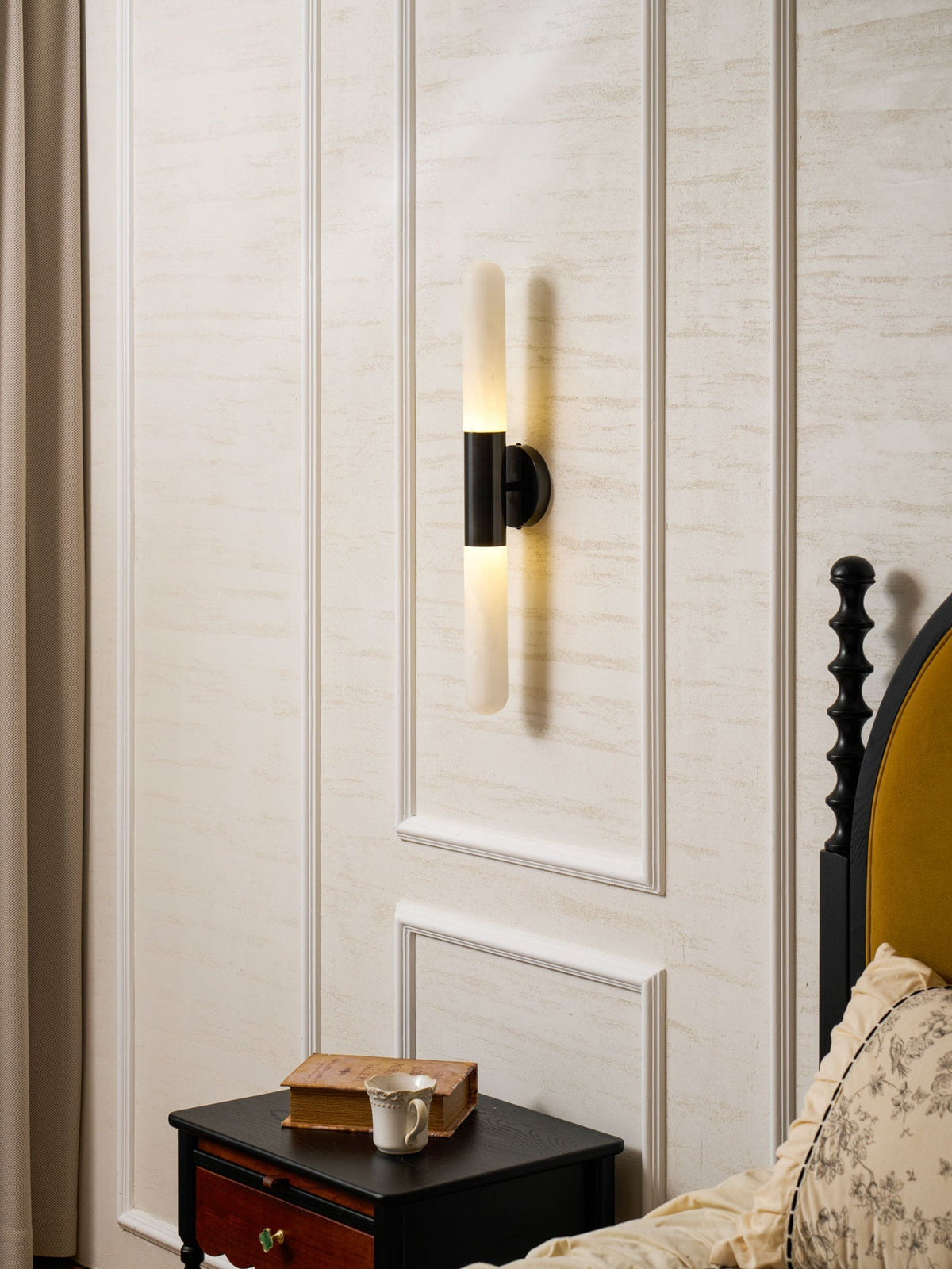 Alabaster Wall Light, Energy Efficient LED