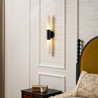 Alabaster Wall Light, Energy Efficient LED