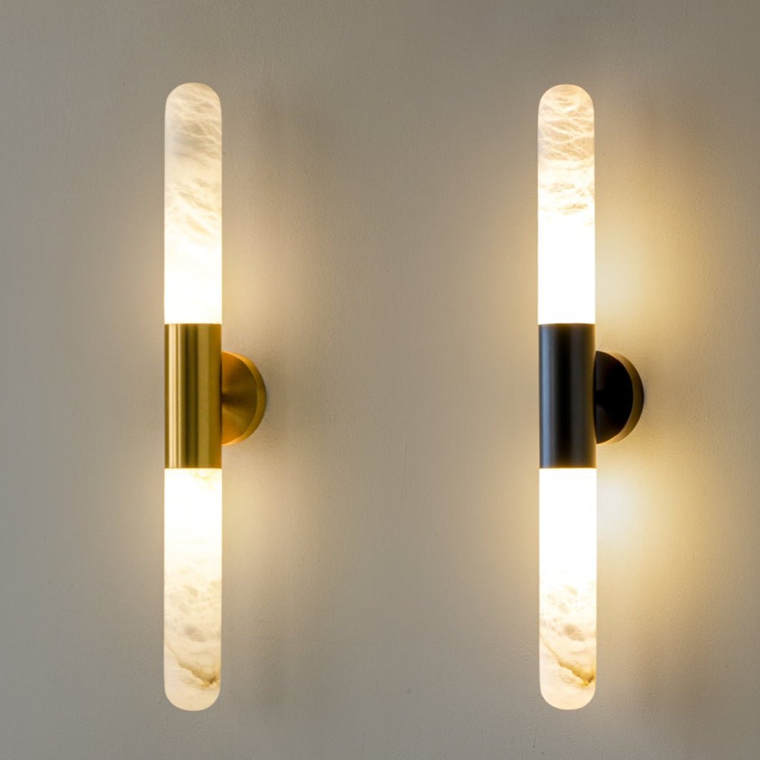 Alabaster Wall Light, Energy Efficient LED