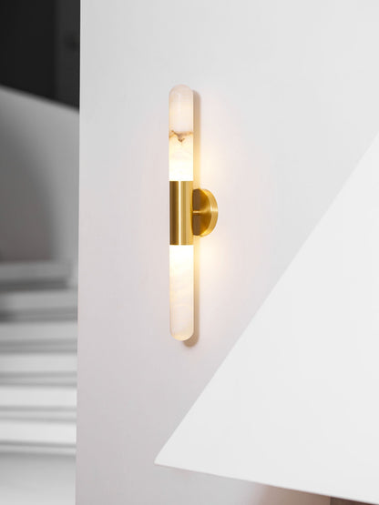 Alabaster Wall Light, Energy Efficient LED
