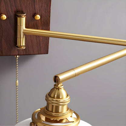 Ceramic Geometric Wall Lamp with Adjustable Brightness