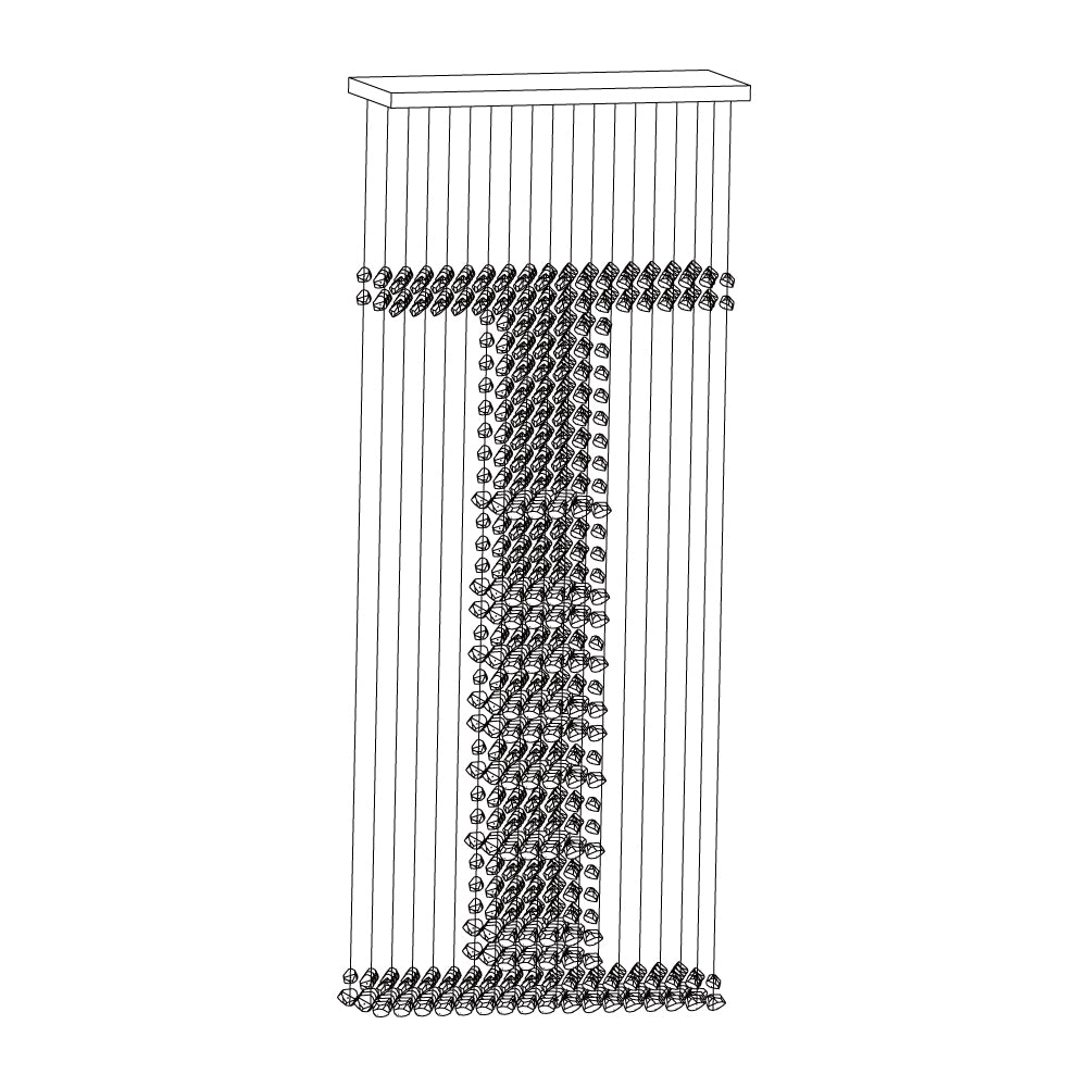 Charcoal Chandelier with Adjustable Height — lifestyle view