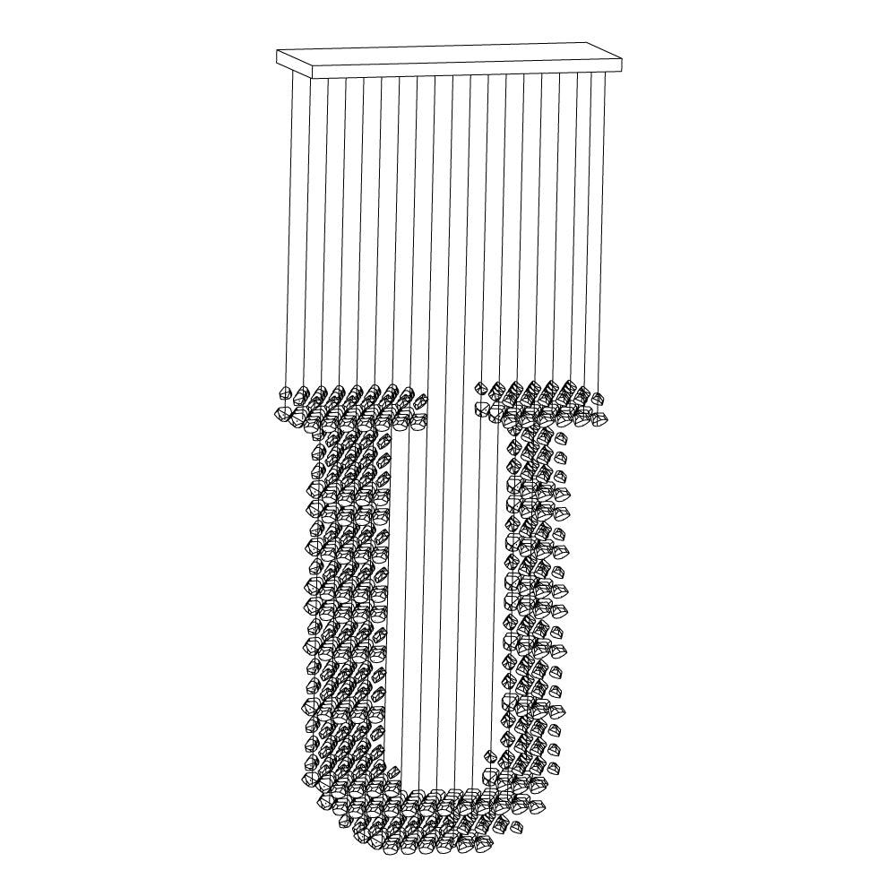 Charcoal Chandelier, LED Compatible — lifestyle view