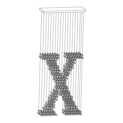 Charcoal Chandelier, LED Compatible