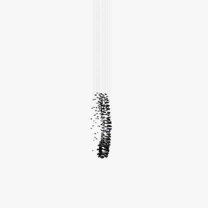 Charcoal Cascade Pixel Chandelier with Adjustable Height — front view