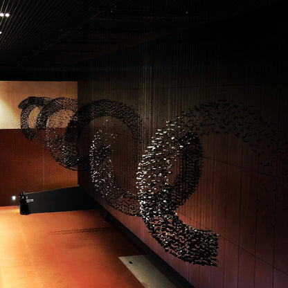 Charcoal Chandelier, LED Compatible