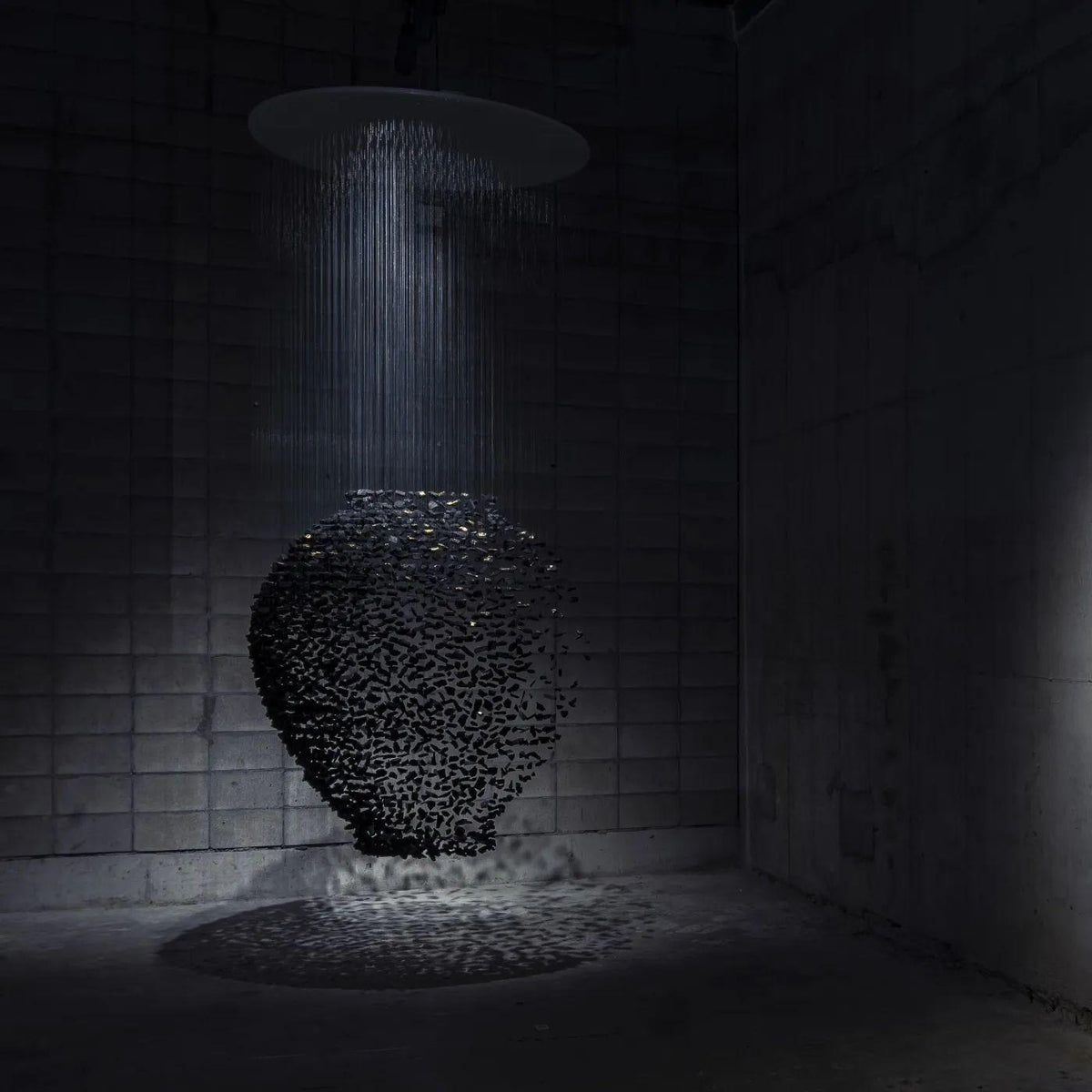 Charcoal Chandelier, LED Compatible
