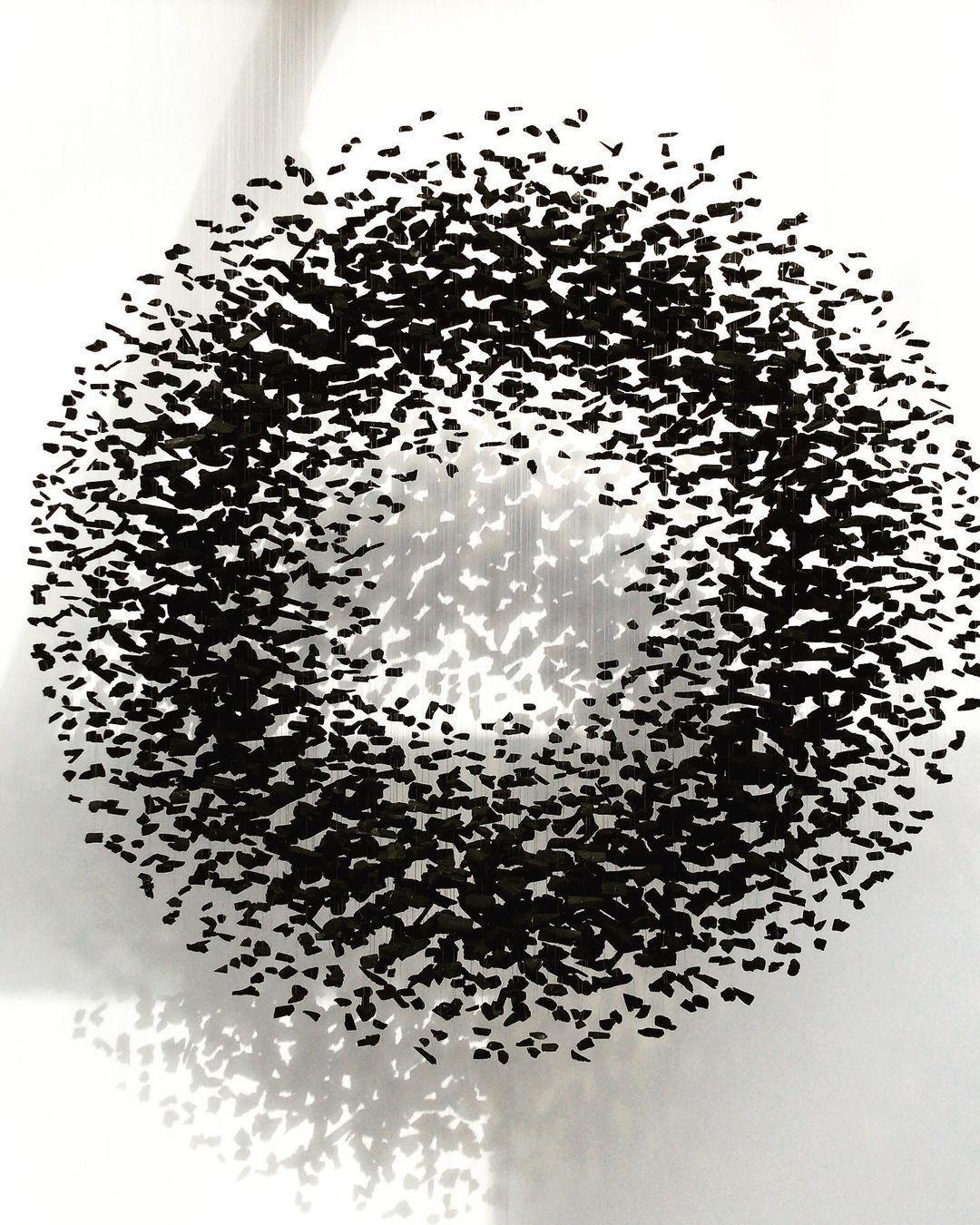 Charcoal Chandelier with Adjustable Height