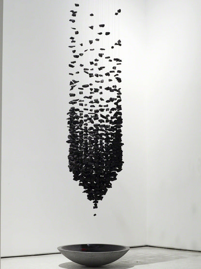 Charcoal Chandelier, LED Compatible