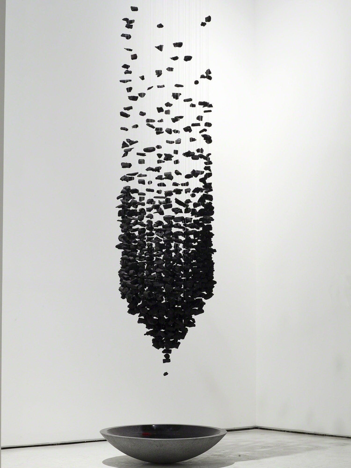 Charcoal Chandelier with Adjustable Height