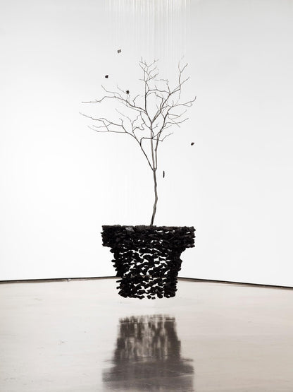 Charcoal Chandelier, LED Compatible