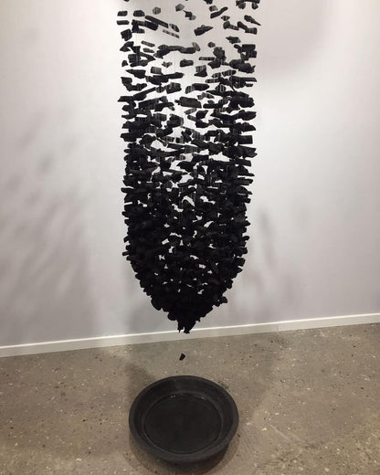 Charcoal Chandelier, LED Compatible