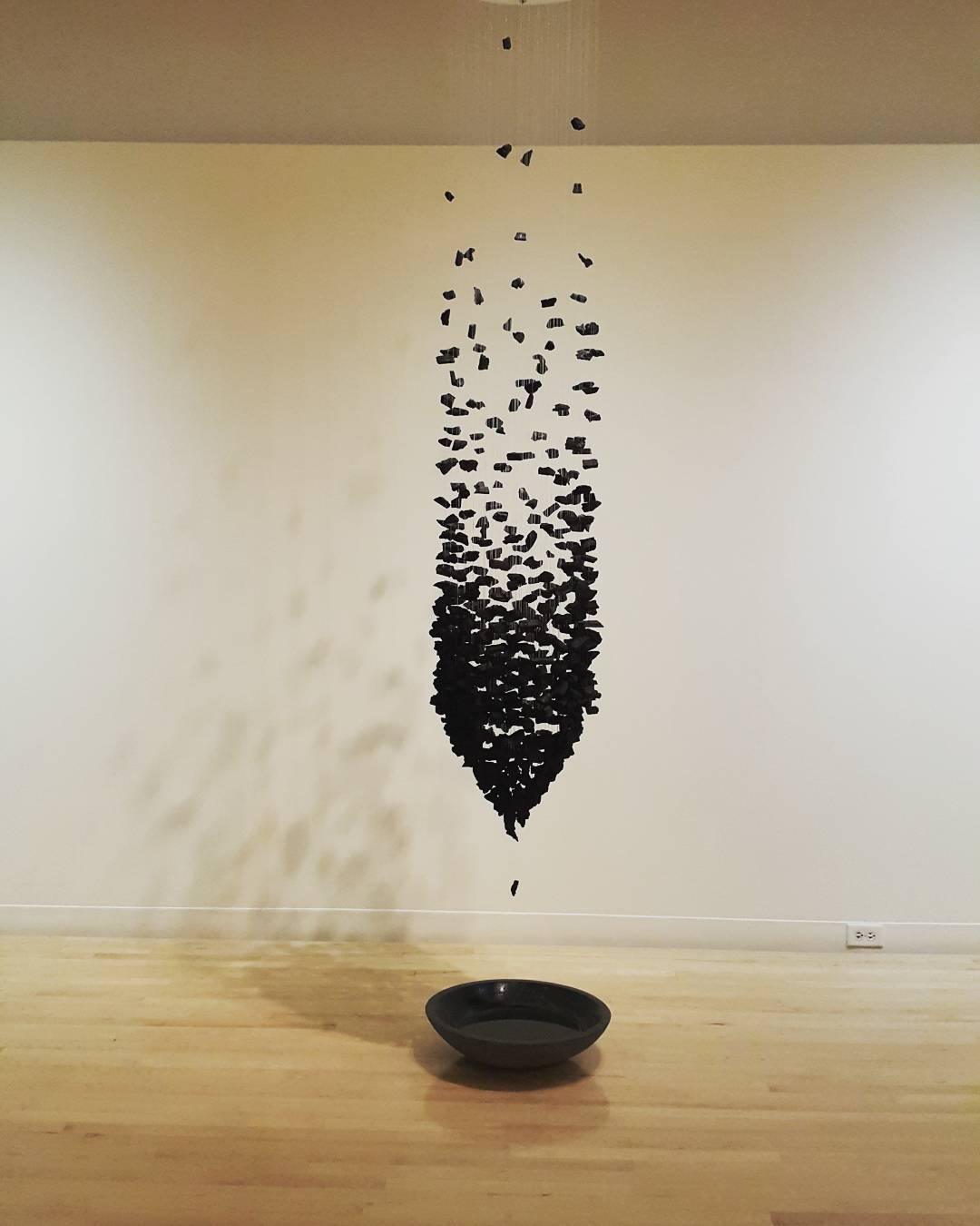 Charcoal Chandelier, LED Compatible