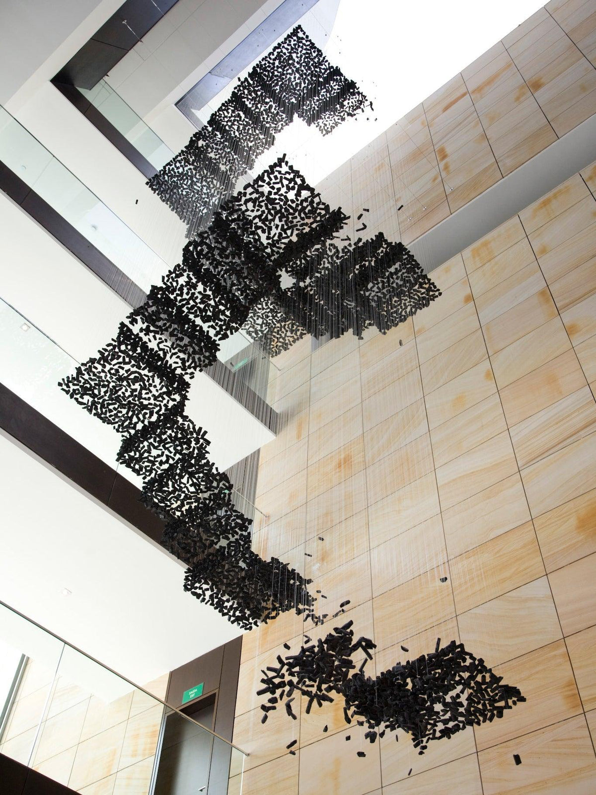 Charcoal Chandelier with Adjustable Height