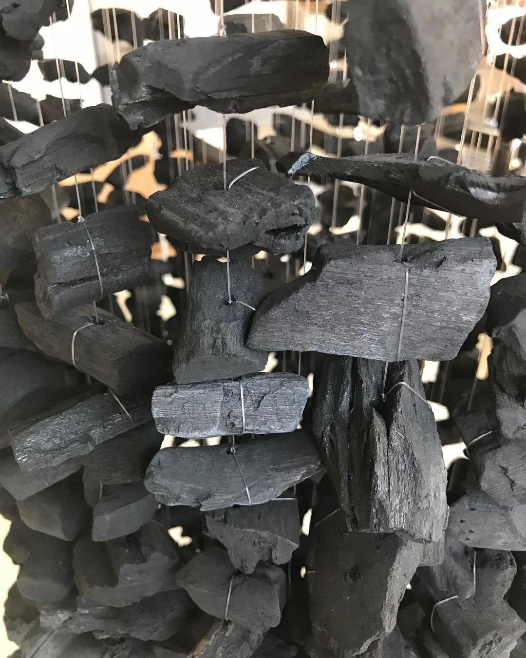 Charcoal Chandelier, LED Compatible