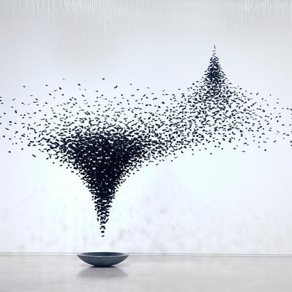 Charcoal Chandelier, LED Compatible