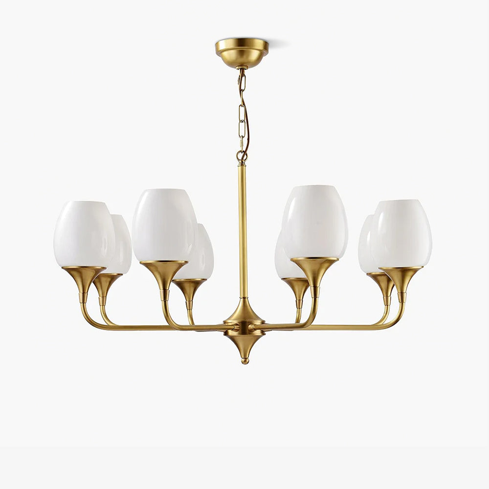 Statement Chandelier with Adjustable Height
