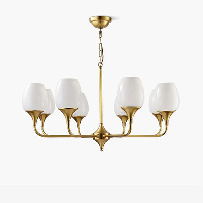 Statement Chandelier with Adjustable Height