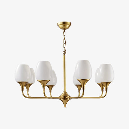 Statement Chandelier with Adjustable Height