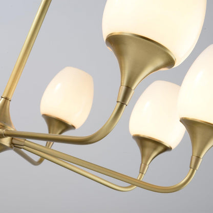Statement Chandelier with Adjustable Height
