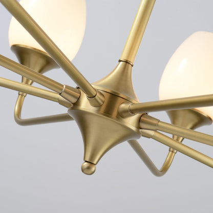 Statement Chandelier with Adjustable Height