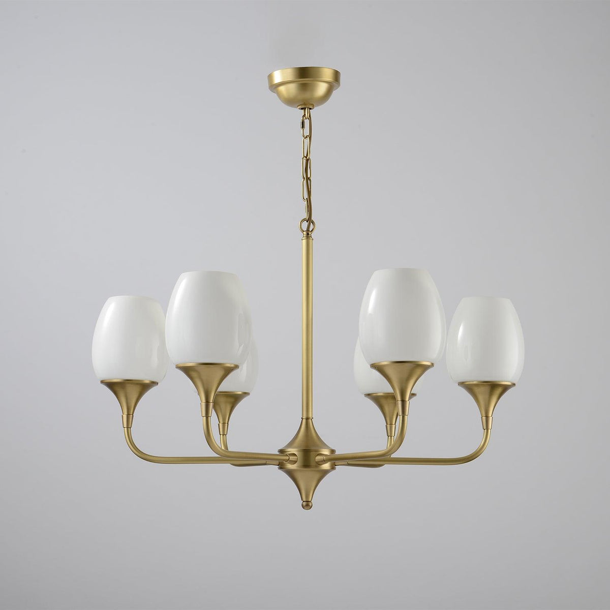 Statement Chandelier with Adjustable Height — lifestyle view
