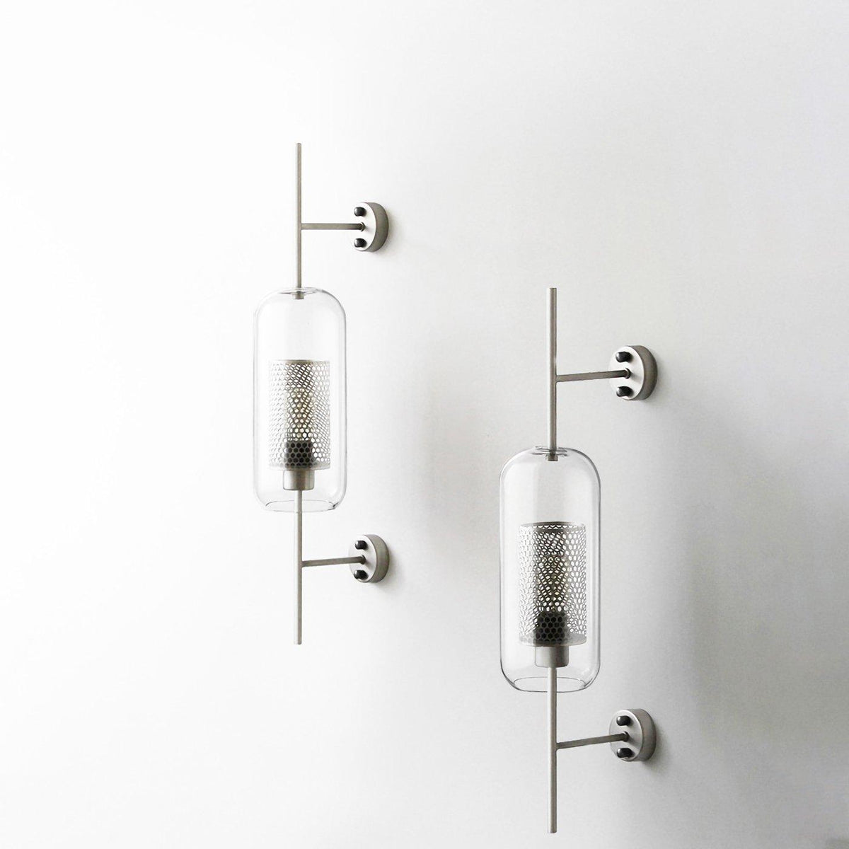 Glass Wall Light with Adjustable Brightness