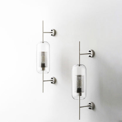 Glass Wall Light with Adjustable Brightness