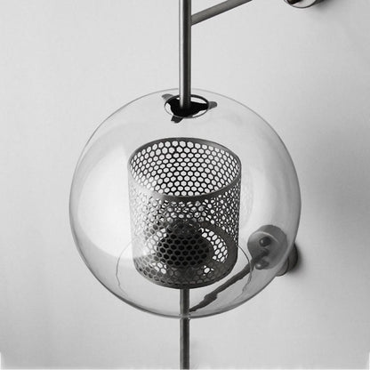 Glass Wall Light with Adjustable Brightness