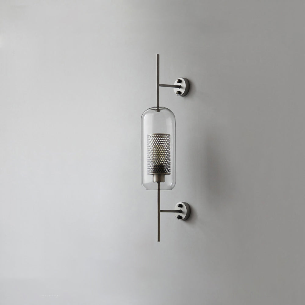 Glass Wall Light with Adjustable Brightness