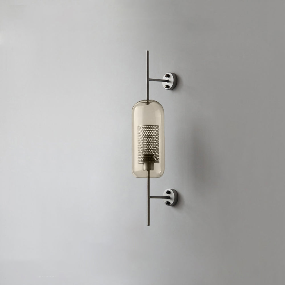 Glass Wall Light with Adjustable Brightness — side view