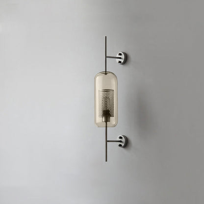 Glass Wall Light with Adjustable Brightness — side view
