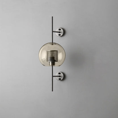 Glass Wall Light with Adjustable Brightness