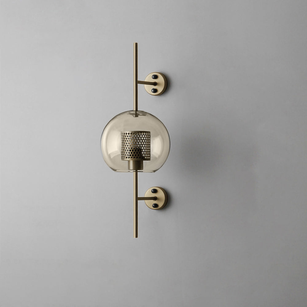 Glass Wall Light with Adjustable Brightness