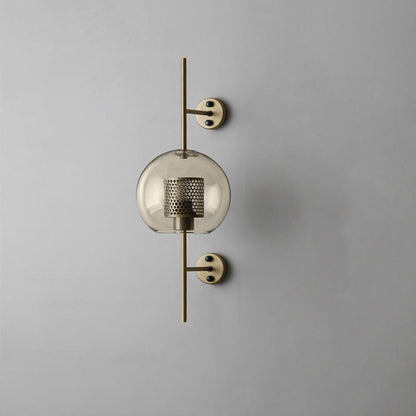 Glass Wall Light with Adjustable Brightness