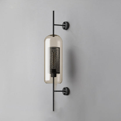 Glass Wall Light with Adjustable Brightness