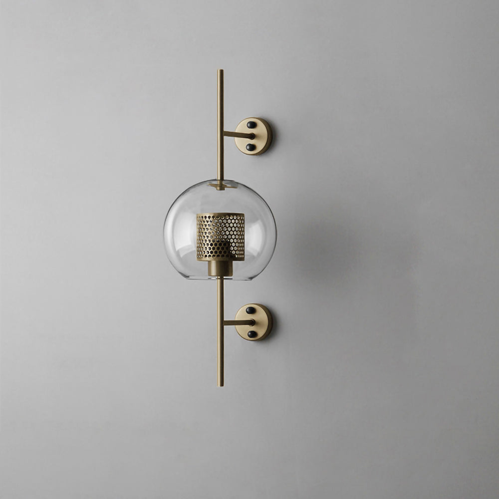 Glass Wall Light with Adjustable Brightness