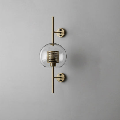 Glass Wall Light with Adjustable Brightness