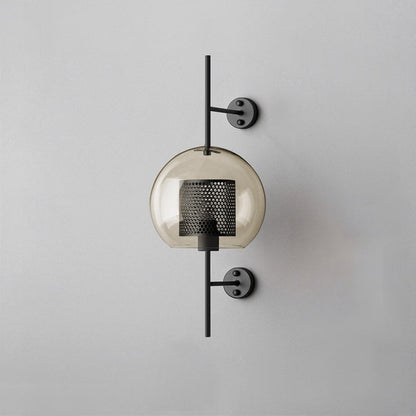 Glass Wall Light with Adjustable Brightness