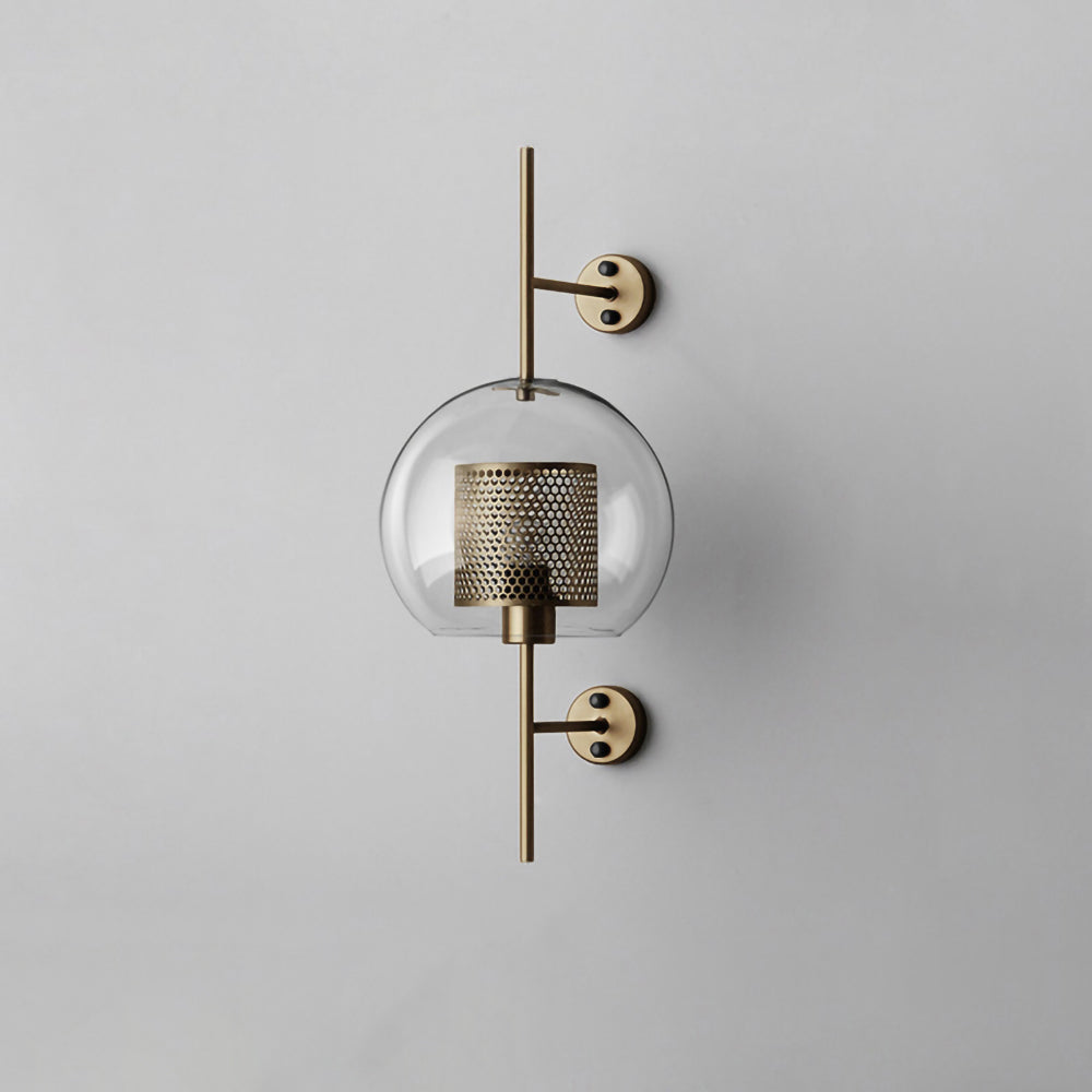 Glass Wall Light with Adjustable Brightness
