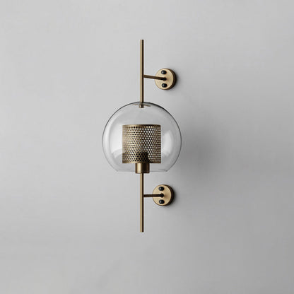 Glass Wall Light with Adjustable Brightness