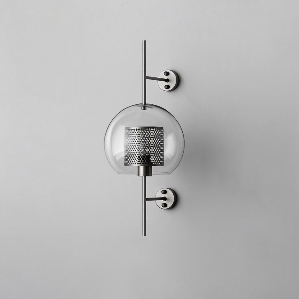 Glass Wall Light with Adjustable Brightness