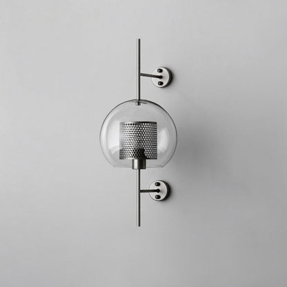 Glass Wall Light with Adjustable Brightness
