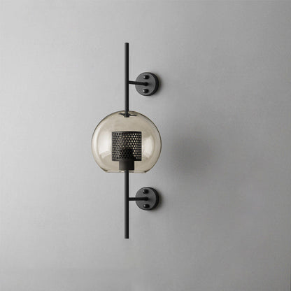 Glass Wall Light with Adjustable Brightness
