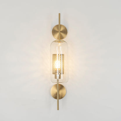Glass Wall Light with Adjustable Brightness