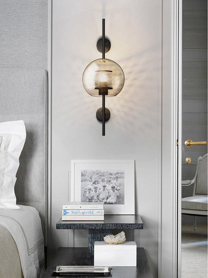 Glass Wall Light with Adjustable Brightness