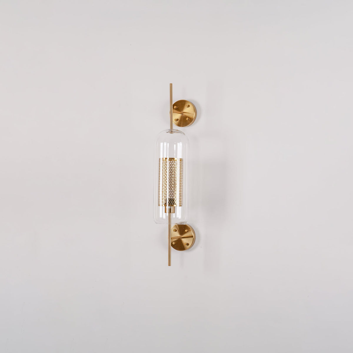Glass Wall Light with Adjustable Brightness