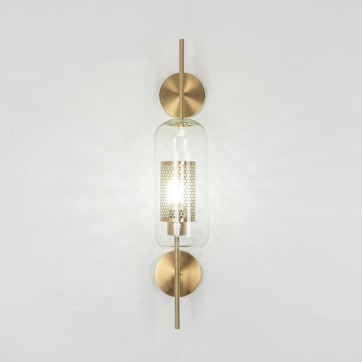 Glass Wall Light with Adjustable Brightness