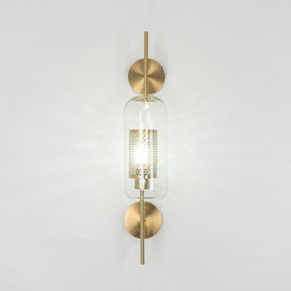 Glass Wall Light with Adjustable Brightness