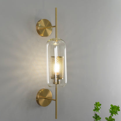 Glass Wall Light with Adjustable Brightness